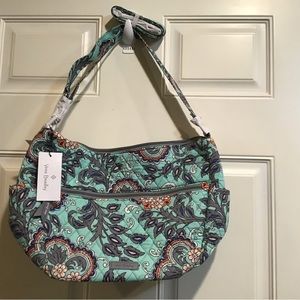 VERA BRADLEY Go Ahead Convertible Crossbody.     Fan Flowers